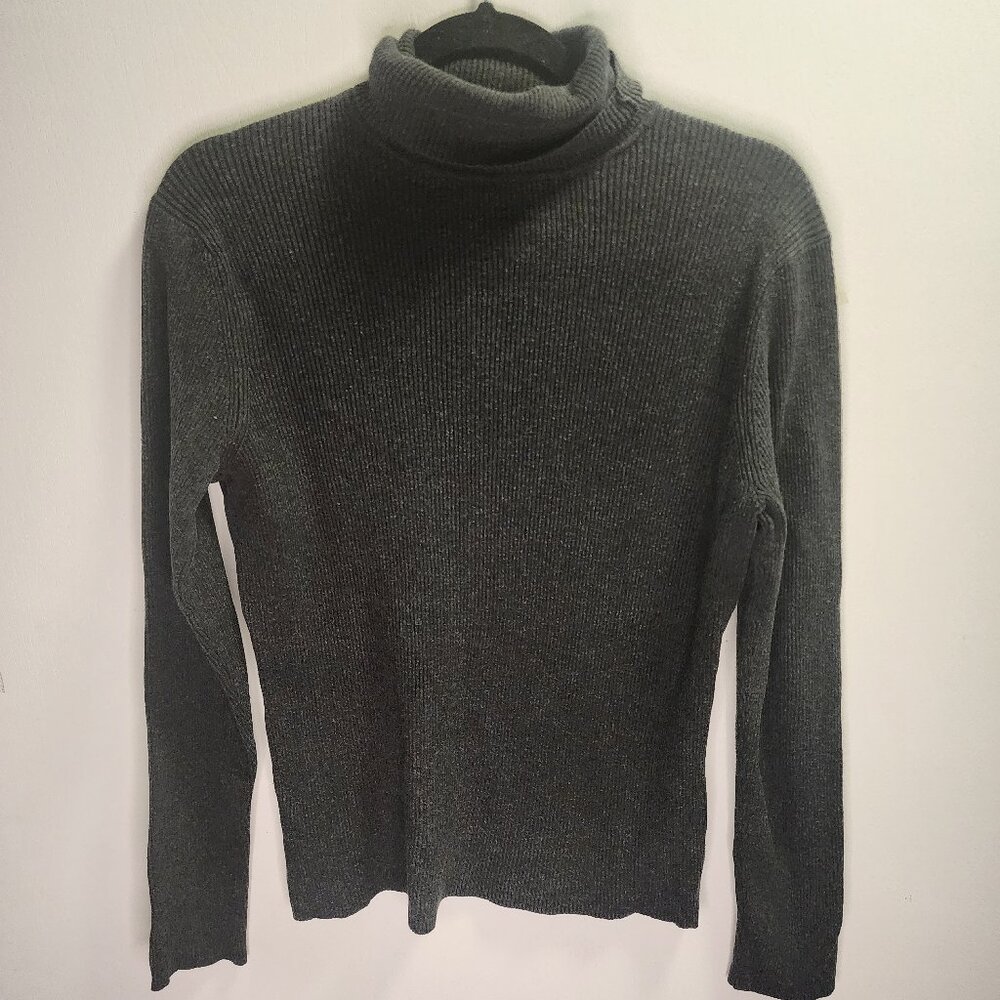 Eddie Bauer Grey Long Sleeve Shirt - Size L